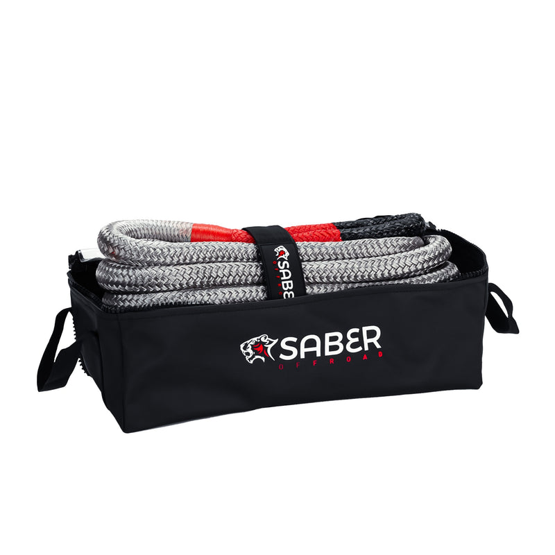 12,500KG Kinetic Recovery Rope & Bag - Mick Tighe 4x4 & Outdoor-Saber Offroad-SBR-12KRR--12,500KG Kinetic Recovery Rope & Bag