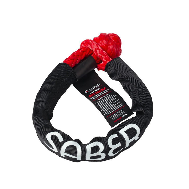 15,000KG SaberPro Soft Shackle with Sheath - Mick Tighe 4x4 & Outdoor-Saber Offroad-SBR-15KSSB--15,000KG SaberPro Soft Shackle with Sheath