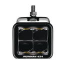 20W Bright Cube Spot Beam LED Cube Light - 70 x 64mm (Each) - Clear - Mick Tighe 4x4 & Outdoor-Ironman 4x4-ILED20B--20W Bright Cube Spot Beam LED Cube Light - 70 x 64mm (Each) - Clear