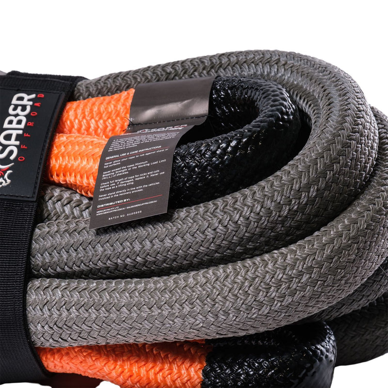 22,000KG Kinetic Recovery Rope & Bag - Mick Tighe 4x4 & Outdoor-Saber Offroad-SBR-22KRR--22,000KG Kinetic Recovery Rope & Bag