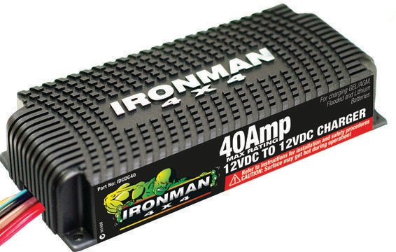 40A DC to DC Battery Charger (80A WHEN COMBINED WITH START ASSIST KIT) - Mick Tighe 4x4 & Outdoor-Ironman 4x4-IDCDC40--40A DC to DC Battery Charger (80A WHEN COMBINED WITH START ASSIST KIT)