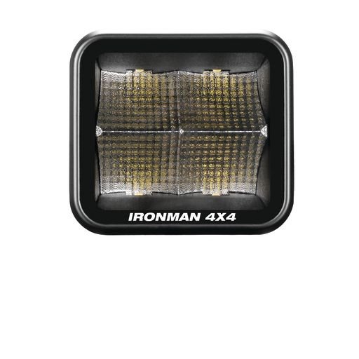 40W Bright Cube Flood Beam LED Cube Light - 81 x 75mm (Each) - Clear - Mick Tighe 4x4 & Outdoor-Ironman 4x4-ILED80BF--40W Bright Cube Flood Beam LED Cube Light - 81 x 75mm (Each) - Clear