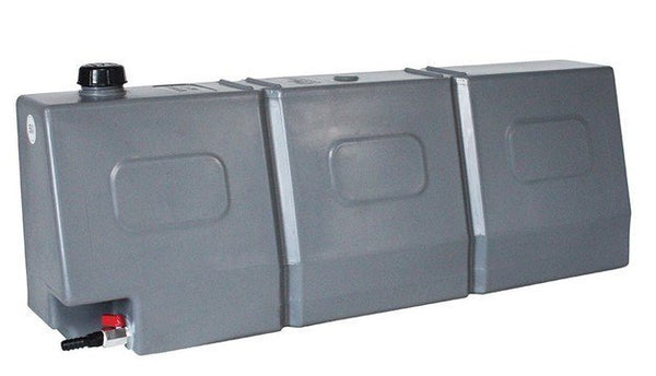 50L Tapered Tank with Tap & Barbed Outlet (1000 (W) x 200 (D) x 390mm (H)) - Mick Tighe 4x4 & Outdoor-Ironman 4x4-IWT006--50L Tapered Tank with Tap & Barbed Outlet (1000 (W) x 200 (D) x 390mm (H))