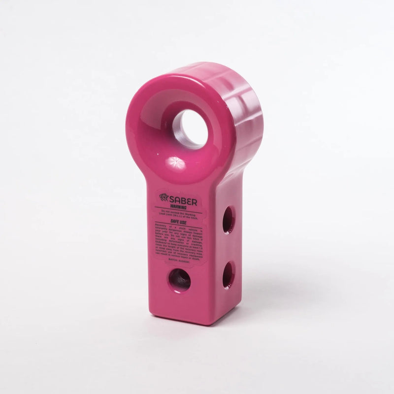 7075 Saber Alloy Recovery Hitch – Prismatic Pink & 9K Soft Shackle - Mick Tighe 4x4 & Outdoor-Saber Offroad-SBR-RFRH2PK1--7075 Saber Alloy Recovery Hitch – Prismatic Pink & 9K Soft Shackle