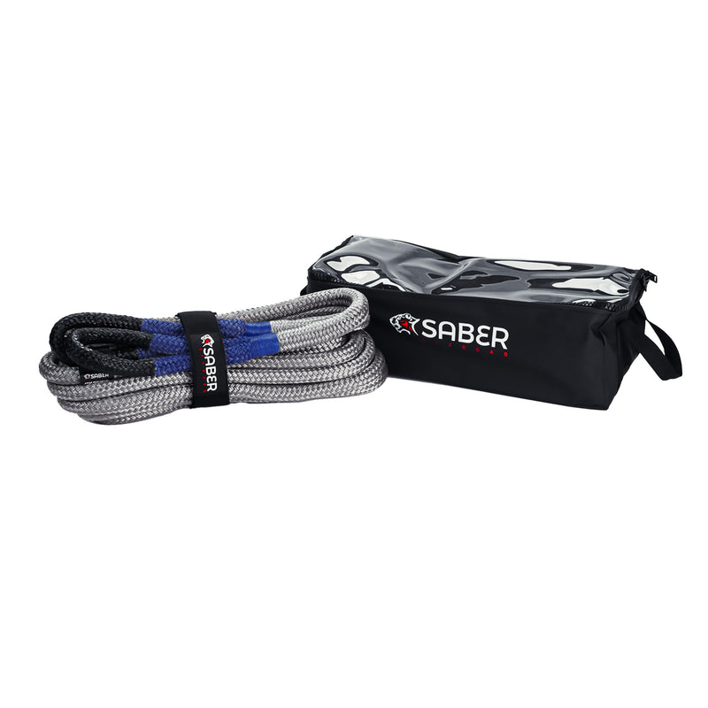 8,200KG Kinetic Recovery Rope & Bag - Mick Tighe 4x4 & Outdoor-Saber Offroad-SBR-8KRR--8,200KG Kinetic Recovery Rope & Bag