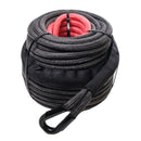 8,500KG SaberPro Black Double Braided Winch Rope - 30M - Mick Tighe 4x4 & Outdoor-Saber Offroad-SBR-30WR-BLK--8,500KG SaberPro Black Double Braided Winch Rope - 30M