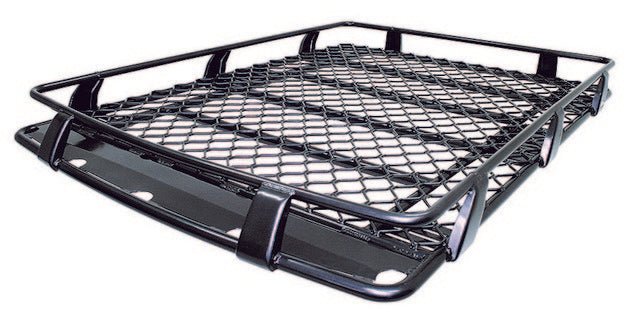 Alloy Roof Rack – Cage Style – 1.8m x 1.25m to Suit Toyota Prado 120 Series 4/2003 - 10/2009 - Mick Tighe 4x4 & Outdoor-Mick Tighe 4x4 & Outdoor-IRRCAGE18-ALLOY--Alloy Roof Rack – Cage Style – 1.8m x 1.25m to Suit Toyota Prado 120 Series 4/2003 - 10/2009