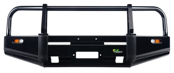 Commercial Bull Bar to suit Toyota Landcruiser 78 Series 1999 - 2007 - Mick Tighe 4x4 & Outdoor-Ironman 4x4-BBC018--Commercial Bull Bar to suit Toyota Landcruiser 78 Series 1999 - 2007