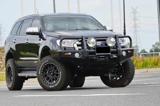 Commercial Deluxe Bull Bar to suit Ford Everest UAII 7/2018+ (w/ Parking Sensor Provisions) - Mick Tighe 4x4 & Outdoor-Mick Tighe 4x4 & Outdoor-BBCD055--Commercial Deluxe Bull Bar to suit Ford Everest UAII 7/2018+ (w/ Parking Sensor Provisions)