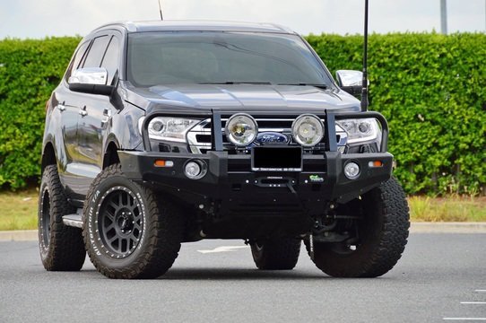 Commercial Deluxe Bull Bar to suit Ford Ranger PX Mk III 8/2018 to 2022+ - Mick Tighe 4x4 & Outdoor-Ironman 4x4-BBCD066--Commercial Deluxe Bull Bar to suit Ford Ranger PX Mk III 8/2018 to 2022+