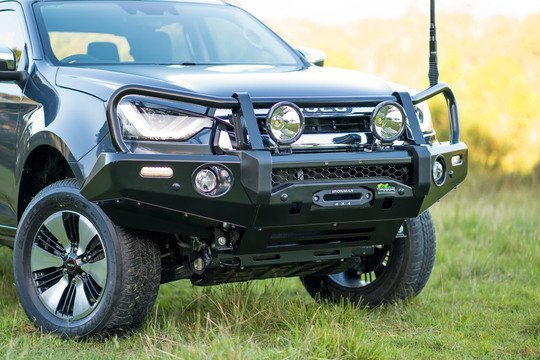 Commercial Deluxe Bull Bar to suit Isuzu D-Max MY20+ 8/2019+ - Mick Tighe 4x4 & Outdoor-Ironman 4x4-BBCD074--Commercial Deluxe Bull Bar to suit Isuzu D-Max MY20+ 8/2019+