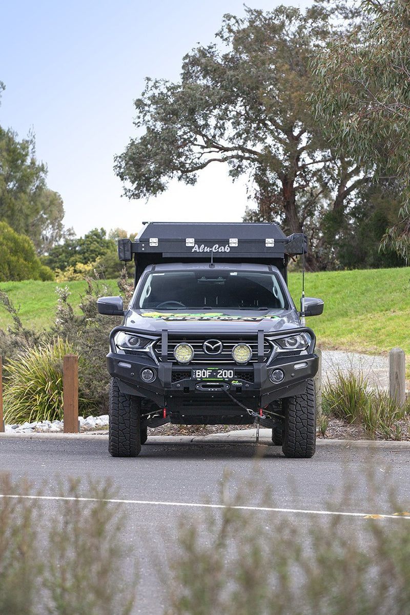 Commercial Deluxe Bull Bar to suit Mazda BT50 TF 06/2020+ - Mick Tighe 4x4 & Outdoor-Ironman 4x4-BBCD080--Commercial Deluxe Bull Bar to suit Mazda BT50 TF 06/2020+
