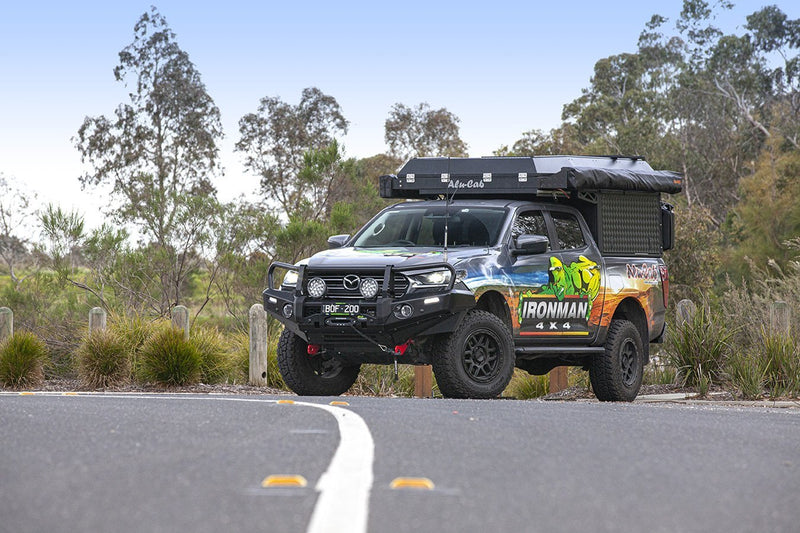 Commercial Deluxe Bull Bar to suit Mazda BT50 TF 06/2020+ - Mick Tighe 4x4 & Outdoor-Ironman 4x4-BBCD080--Commercial Deluxe Bull Bar to suit Mazda BT50 TF 06/2020+