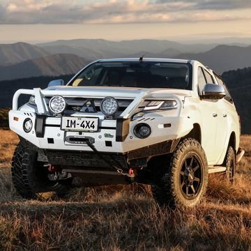 Commercial Deluxe Bull Bar to suit Mitsubishi Triton MR 11/2018+ - Mick Tighe 4x4 & Outdoor-Ironman 4x4-BBCD067--Commercial Deluxe Bull Bar to suit Mitsubishi Triton MR 11/2018+