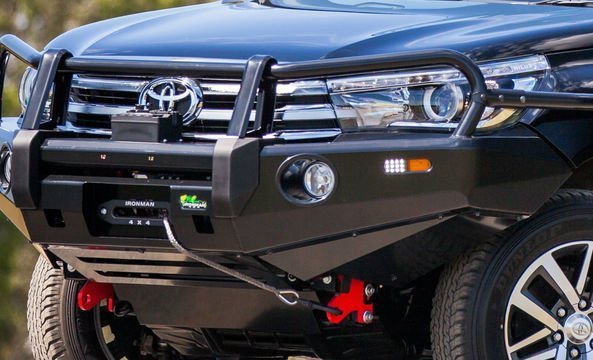 Commercial Deluxe Bull Bar to suit Toyota Hilux Revo 2015 – 4/2018 - Mick Tighe 4x4 & Outdoor-Ironman 4x4-BBCD051--Commercial Deluxe Bull Bar to suit Toyota Hilux Revo 2015 – 4/2018