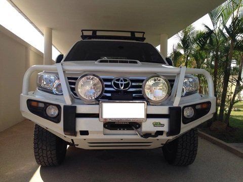 Commercial Deluxe Bull Bar to suit Toyota Hilux Vigo 10/2011 – 2015 - Mick Tighe 4x4 & Outdoor-Ironman 4x4-BBCD033--Commercial Deluxe Bull Bar to suit Toyota Hilux Vigo 10/2011 – 2015