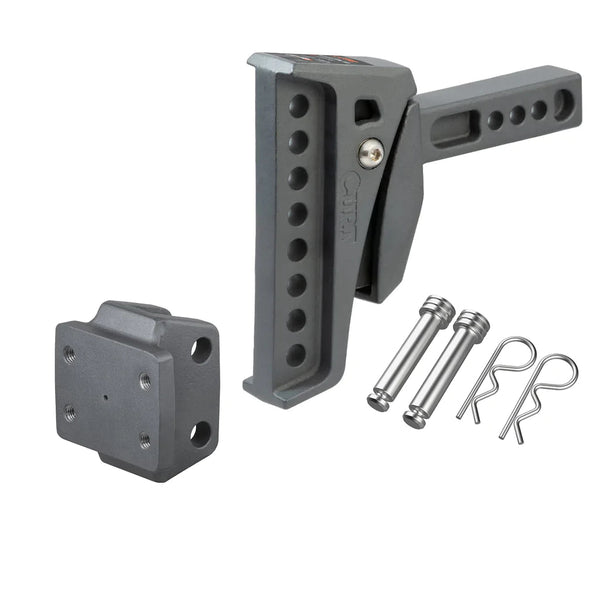 CURT Rebellion XD ShockDrop Ball Mount Kit (with Pintle Hook Mount) - Mick Tighe 4x4 & Outdoor-TAG Towbars-45969-85-P--CURT Rebellion XD ShockDrop Ball Mount Kit (with Pintle Hook Mount)