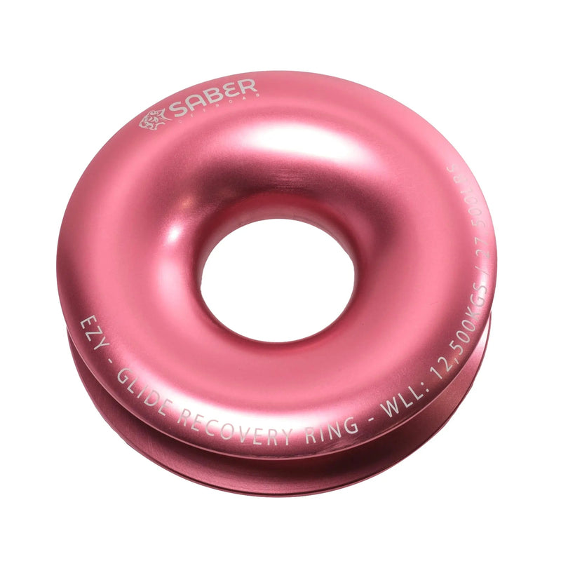 Ezy-Glide 12,500 Recovery Ring - PINK - Mick Tighe 4x4 & Outdoor-Saber Offroad-SBR-12PRR--Ezy-Glide 12,500 Recovery Ring - PINK