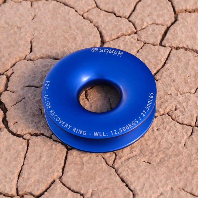 Ezy-Glide Recovery Ring (Blue) - Mick Tighe 4x4 & Outdoor-Saber Offroad-SBR-12BRR--Ezy-Glide Recovery Ring (Blue)