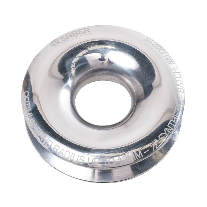 Ezy-Glide Recovery Ring (Polished Alloy) - Mick Tighe 4x4 & Outdoor-Saber Offroad-SBR-12RR--Ezy-Glide Recovery Ring (Polished Alloy)