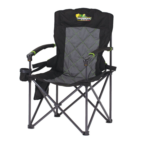 King Hard Arm Camp Chair - Mick Tighe 4x4 & Outdoor-Ironman 4x4-ICHAIR0067--King Hard Arm Camp Chair