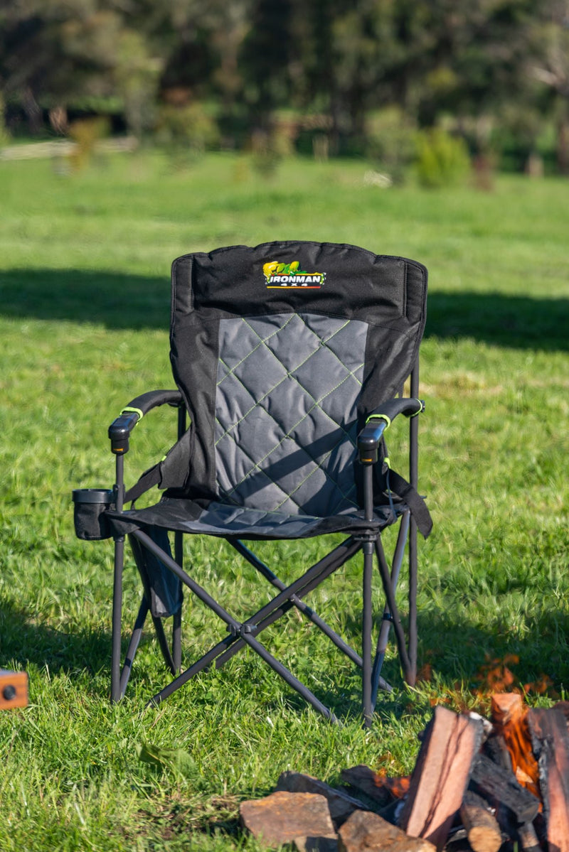 King Hard Arm Camp Chair - Mick Tighe 4x4 & Outdoor-Ironman 4x4-ICHAIR0067--King Hard Arm Camp Chair