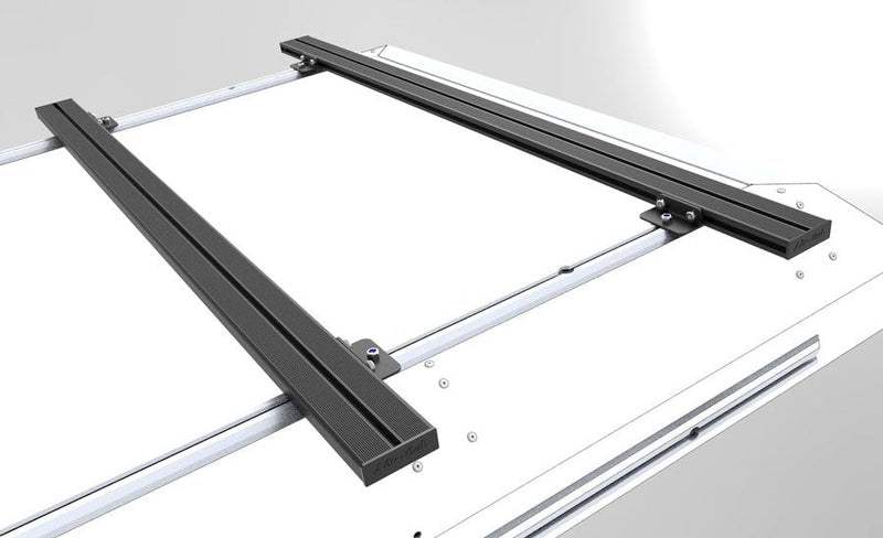 Load Bars - Black - 1250mm (No Feet) to suit Alu-Cab Products - Mick Tighe 4x4 & Outdoor-Alu-Cab-AC-LB1250-B--Load Bars - Black - 1250mm (No Feet) to suit Alu-Cab Products