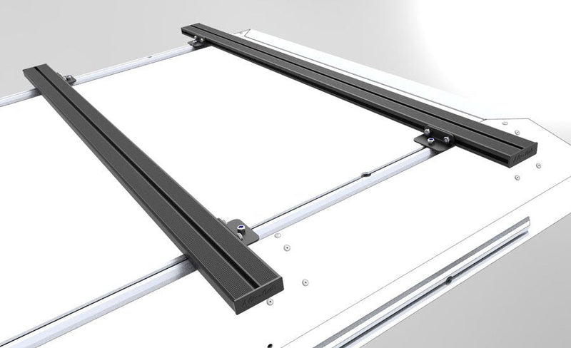 Load Bars - Black - 1450mm (No Feet) to suit Alu-Cab Products - Mick Tighe 4x4 & Outdoor-Alu-Cab-AC-LB1450-B--Load Bars - Black - 1450mm (No Feet) to suit Alu-Cab Products