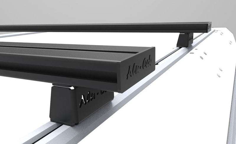 Load Bars - Black - 1450mm (No Feet) to suit Alu-Cab Products - Mick Tighe 4x4 & Outdoor-Alu-Cab-AC-LB1450-B--Load Bars - Black - 1450mm (No Feet) to suit Alu-Cab Products