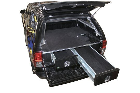 Locksafe Drawers System – Wing Kit 1000mm (DX) to suit Volkswagen Amarok - 2011-10/2016 - Mick Tighe 4x4 & Outdoor-Ironman 4x4-ITDW040--Locksafe Drawers System – Wing Kit 1000mm (DX) to suit Volkswagen Amarok - 2011-10/2016