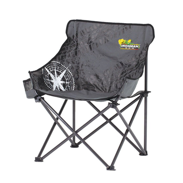 Low Back Quad Fold Camp Chair - Mick Tighe 4x4 & Outdoor-Ironman 4x4-ICHAIR0034--Low Back Quad Fold Camp Chair
