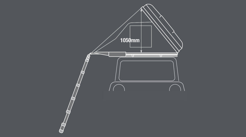 Nomad 1300 Rooftop Tent - Mick Tighe 4x4 & Outdoor-Ironman 4x4-IRTT0023--Nomad 1300 Rooftop Tent