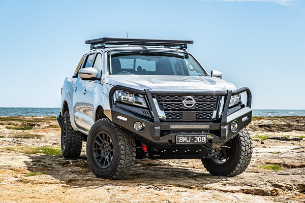 Premium Bull Bar to suit Nissan Navara NP300 2021+ - Mick Tighe 4x4 & Outdoor-Ironman 4x4-BBP082--Premium Bull Bar to suit Nissan Navara NP300 2021+