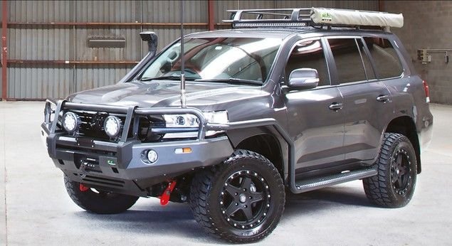 Premium Steel Side Steps and Rails - 60.3mm tube (suit non KDSS model) to suit Toyota Landcruiser 200 Series 11/2015+ - Mick Tighe 4x4 & Outdoor-Ironman 4x4-SSRP056--Premium Steel Side Steps and Rails - 60.3mm tube (suit non KDSS model) to suit Toyota Landcruiser 200 Series 11/2015+