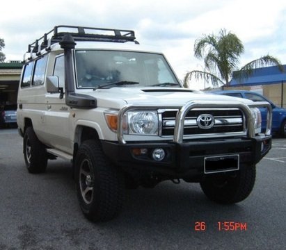 Protector Bull Bar to suit Toyota Landcruiser 78 Series Troop Carrier 2007+ - Mick Tighe 4x4 & Outdoor-Ironman 4x4-BBT019E--Protector Bull Bar to suit Toyota Landcruiser 78 Series Troop Carrier 2007+