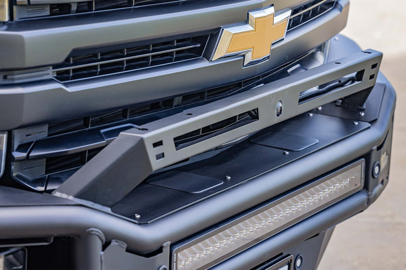 Raid Bull Bar - Full Length Steel Tubular Bumper to suit GM / Chevrolet Silverado 1500 2019+ - Mick Tighe 4x4 & Outdoor-Ironman 4x4-BBR087E--Raid Bull Bar - Full Length Steel Tubular Bumper to suit GM / Chevrolet Silverado 1500 2019+