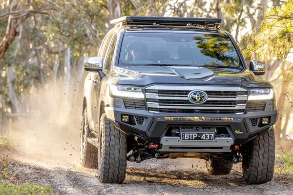 Raid Bull Bar - Pre-Primed for Colour Coding to suit Toyota Landcruiser 300 Series 2022+ - Mick Tighe 4x4 & Outdoor-Ironman 4x4-BBR090P--Raid Bull Bar - Pre-Primed for Colour Coding to suit Toyota Landcruiser 300 Series 2022+