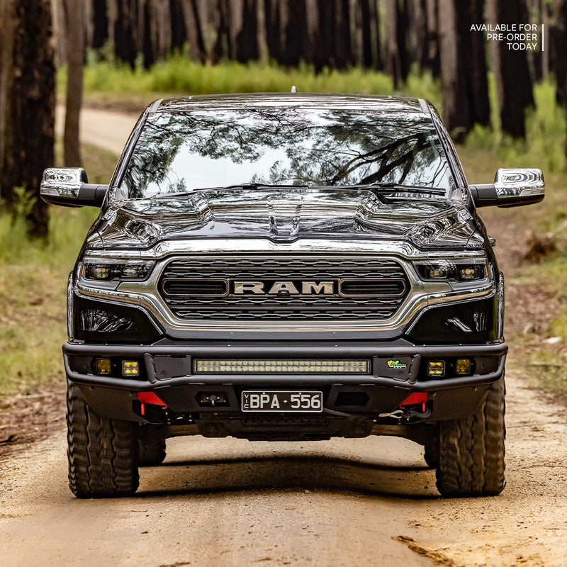 Raid Bullbar to suit RAM 1500 DT 2020+ - Mick Tighe 4x4 & Outdoor-Ironman 4x4-BBR085E--Raid Bullbar to suit RAM 1500 DT 2020+