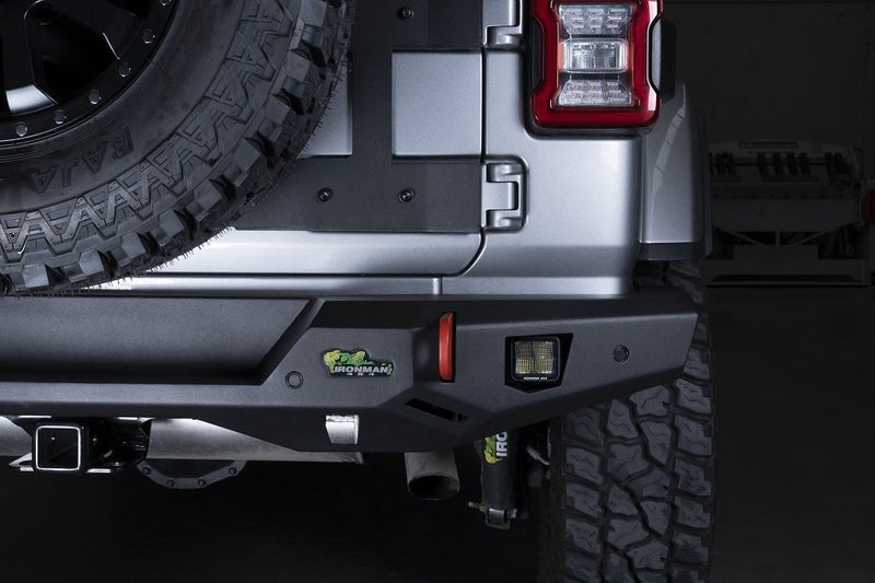 Raid Rear Bumper to suit Jeep Wrangler JL 2018+ - Mick Tighe 4x4 & Outdoor-Ironman 4x4-RTB077JL--Raid Rear Bumper to suit Jeep Wrangler JL 2018+