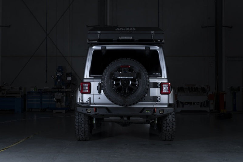 Raid Rear Bumper to suit Jeep Wrangler JL 2018+ - Mick Tighe 4x4 & Outdoor-Ironman 4x4-RTB077JL--Raid Rear Bumper to suit Jeep Wrangler JL 2018+