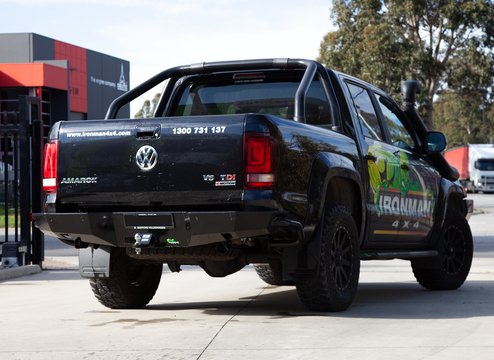 Rear Protection Towbar- Full Rear Bumper Replacement to suit Volkswagen Amarok 11/2016+ - Mick Tighe 4x4 & Outdoor-Ironman 4x4-RTB060--Rear Protection Towbar- Full Rear Bumper Replacement to suit Volkswagen Amarok 11/2016+