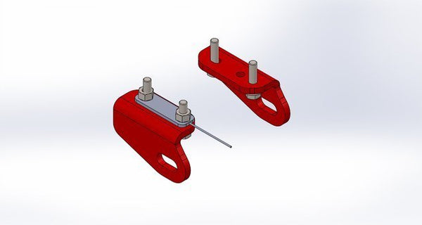 Recovery Points - 5000kg Rating (Pair) to suit Toyota Landcruiser 100 Series 3/1998 - 10/2007 - Mick Tighe 4x4 & Outdoor-Ironman 4x4-IRP005--Recovery Points - 5000kg Rating (Pair) to suit Toyota Landcruiser 100 Series 3/1998 - 10/2007