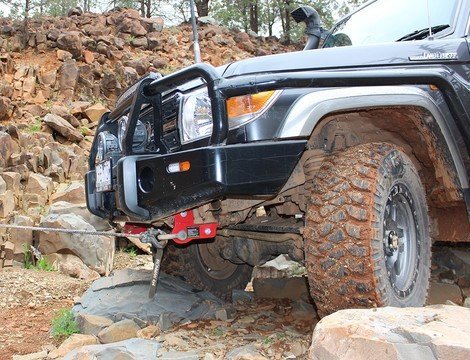 Recovery Points - 5000kg Rating (Pair) to suit Toyota Landcruiser 79 Series 2007 - 8/2016 - Mick Tighe 4x4 & Outdoor-Ironman 4x4-IRP019--Recovery Points - 5000kg Rating (Pair) to suit Toyota Landcruiser 79 Series 2007 - 8/2016