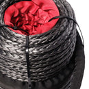 SaberPro Black Single Braided Winch Rope - 9,500KG - 30M - Mick Tighe 4x4 & Outdoor-Saber Offroad-SBR-30WR-SBLK--SaberPro Black Single Braided Winch Rope - 9,500KG - 30M