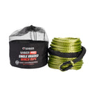 SaberPro Single Braided Winch Rope Green - 9,500KG - 30M - Mick Tighe 4x4 & Outdoor-Saber Offroad-SBR-30WR-G--SaberPro Single Braided Winch Rope Green - 9,500KG - 30M