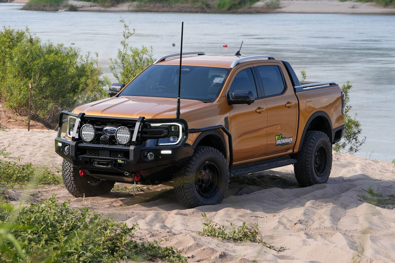 Side Steps and Rails to suit Toyota Hilux Vigo 3/2005-9/2011 - Mick Tighe 4x4 & Outdoor-Ironman 4x4-SSR033--Side Steps and Rails to suit Toyota Hilux Vigo 3/2005-9/2011