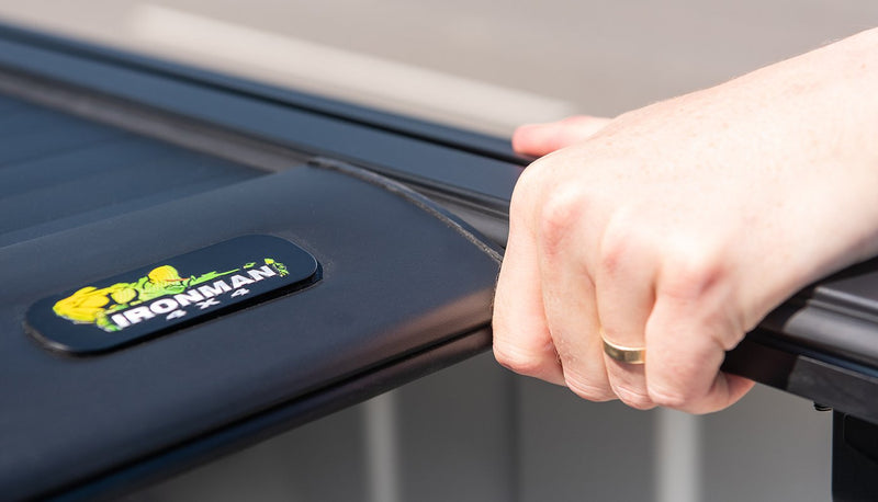 Slide-Away Roll Up Hard Tonneau Cover - Electric with Remote Control to suit Nissan Navara NP300 2021+ - Mick Tighe 4x4 & Outdoor-Ironman 4x4-ISLIDEAWAY082-E--Slide-Away Roll Up Hard Tonneau Cover - Electric with Remote Control to suit Nissan Navara NP300 2021+