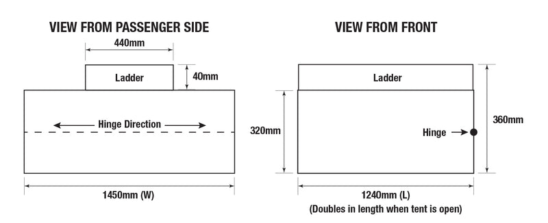 Soft Shell Rooftop Tent - Mick Tighe 4x4 & Outdoor-Ironman 4x4-IROOFTENT TENT--Soft Shell Rooftop Tent