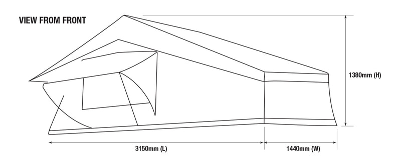 Soft Shell Rooftop Tent - Mick Tighe 4x4 & Outdoor-Ironman 4x4-IROOFTENT TENT--Soft Shell Rooftop Tent