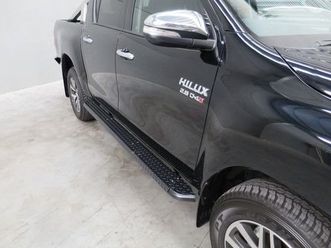 Steel Side Steps to suit Toyota Hilux 8/2020+ - Mick Tighe 4x4 & Outdoor-Ironman 4x4-SS051--Steel Side Steps to suit Toyota Hilux 8/2020+
